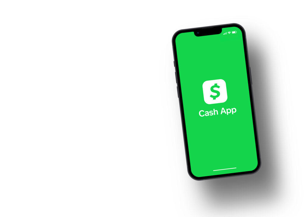  Phone with Cash App logo
